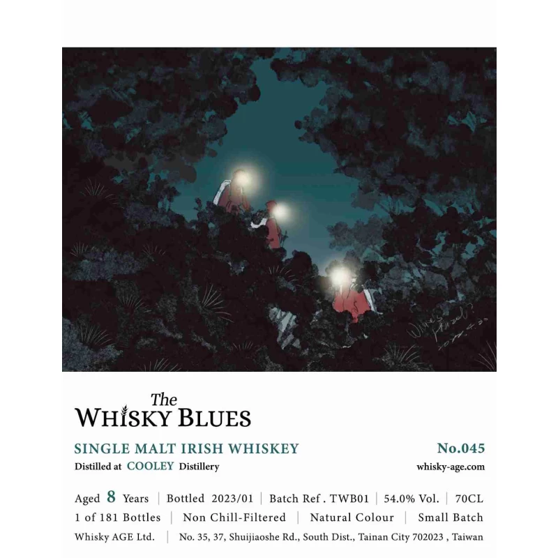 The Whisky Blues No.045 Cooley 8yo 1st Fill Bourbon Barrel 54% 威士忌藍調：圖片 2
