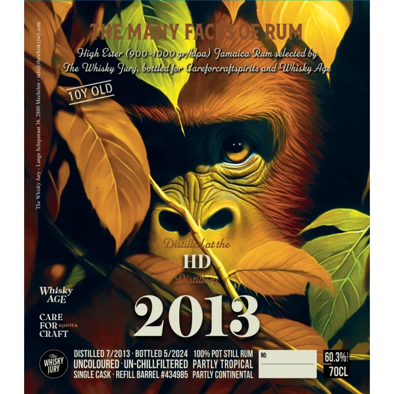 The Whisky Jury The Many Faces of Rum, Jamaican Rum HD 60.3%：圖片 2