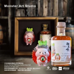 貓尾崎 手目榴槤刺蝟 手目少女威士忌珍藏套組 350組限定(展場限定販售品) Maoweiki Artist Series Whisky Collection Set