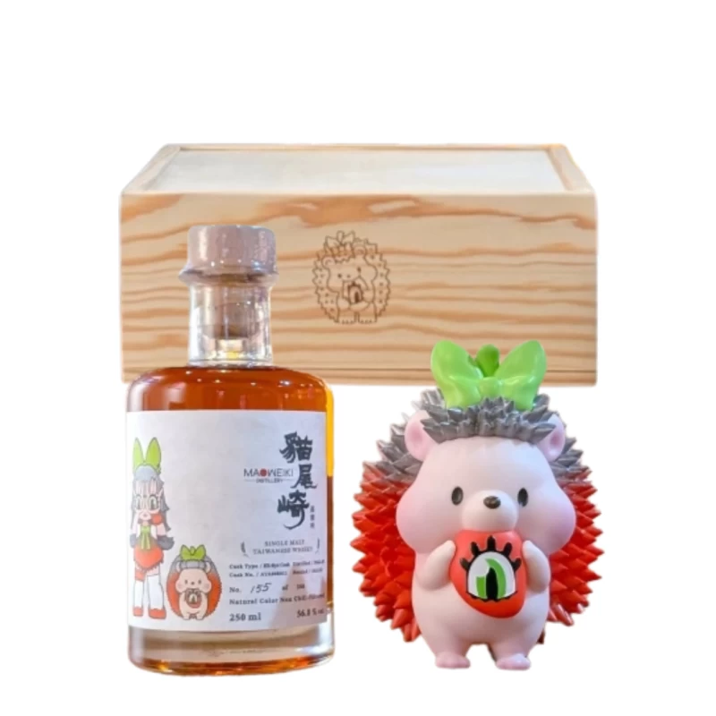 貓尾崎 手目榴槤刺蝟 手目少女威士忌珍藏套組 350組限定(展場限定販售品) Maoweiki Artist Series Whisky Collection Set：圖片 2