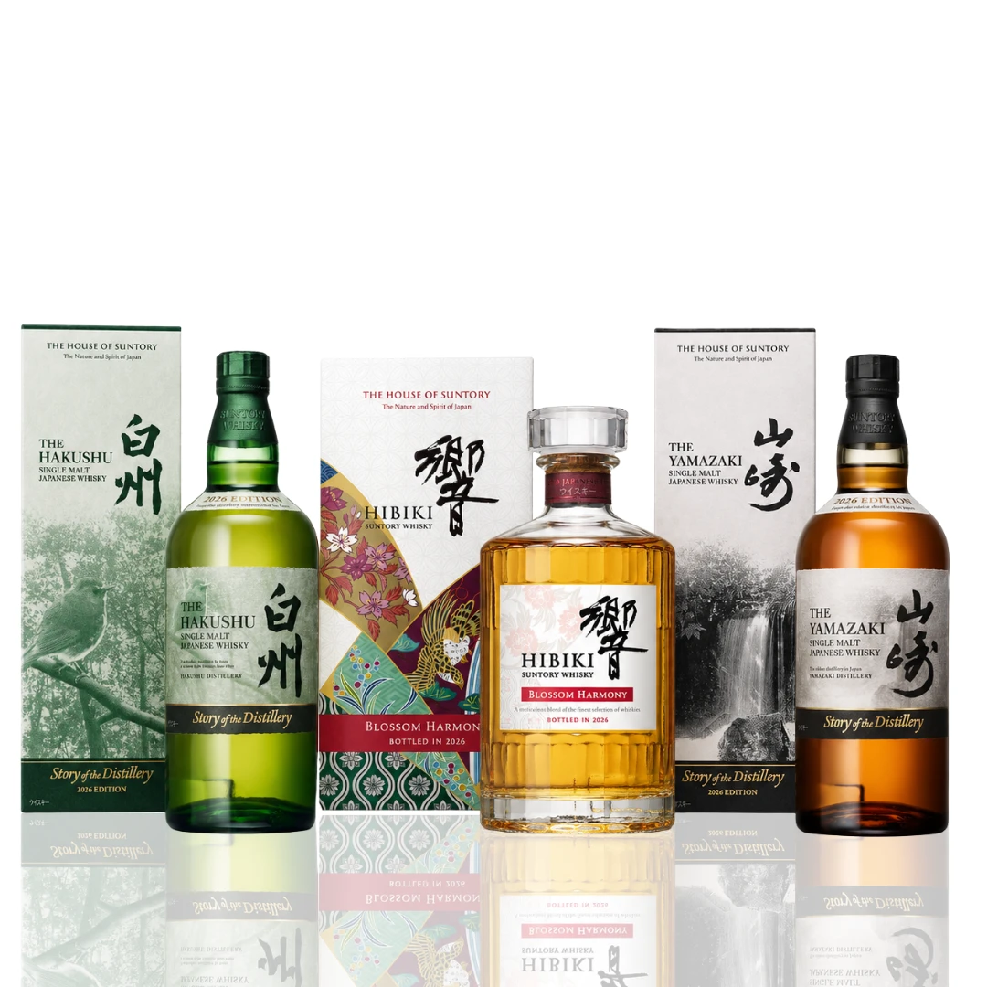 山崎 2026年度限定版 套組 STORY OF Distillery 2026 Edition(一組三支 山崎 2026、響 2026、白州 2026年度限定版)