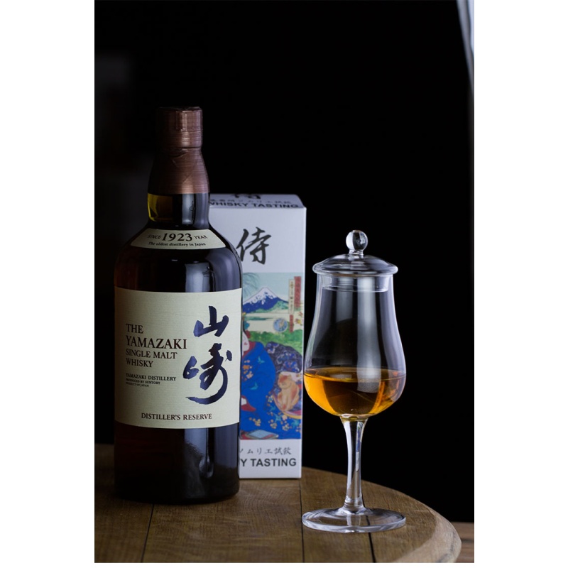日式無鉛水晶 藝妓-侍 威士忌聞香杯附蓋品酒杯：圖片 2