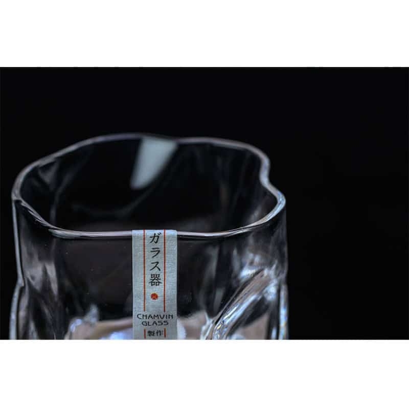 日式手工 無鉛水晶"皺紙"設計師威士忌杯(原裝木盒)：圖片 5