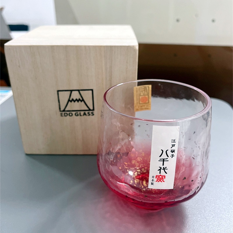 日式八千代窯金箔水晶星辰玻璃杯(單入/雙入組)：圖片 7