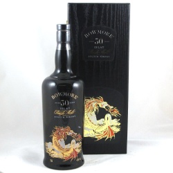 波摩30年 海龍王第一版 黑瓷瓶BOWMORE Ceramic 30 years Sea Dragon