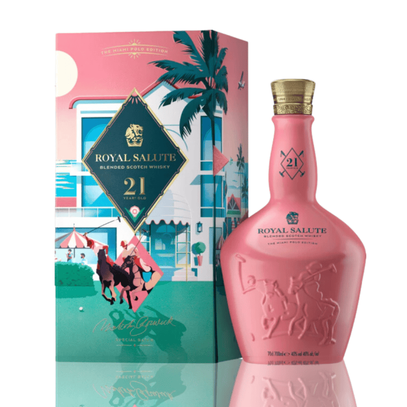 皇家禮炮 馬球六代21年 邁阿密限定版 ROYAL SALUTE 21Y THE MIAMI POLO EDITION