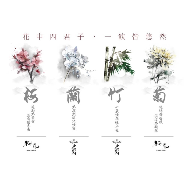櫻尾 梅蘭竹菊・君子・花語系列 『 蘭 』單桶原酒：圖片 2