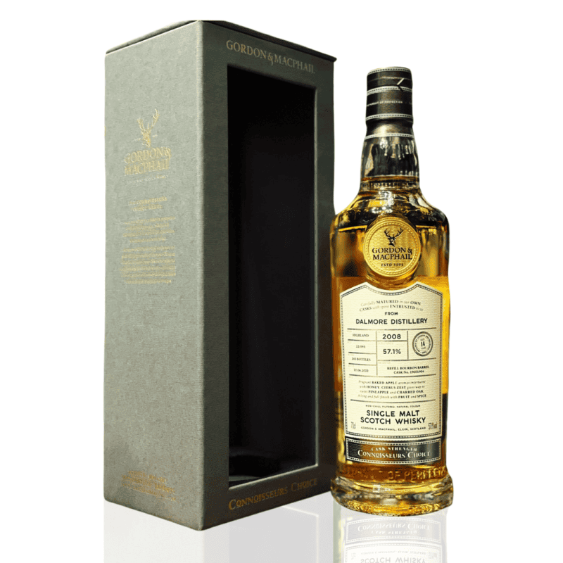 高登麥克菲爾 大摩14年2008單桶波本桶原酒單一麥芽威士忌  Gordon & MacPhail - Dalmore 14yo Refill Bourbon Barrel Cask Strength Single Malt Scotch Whisky