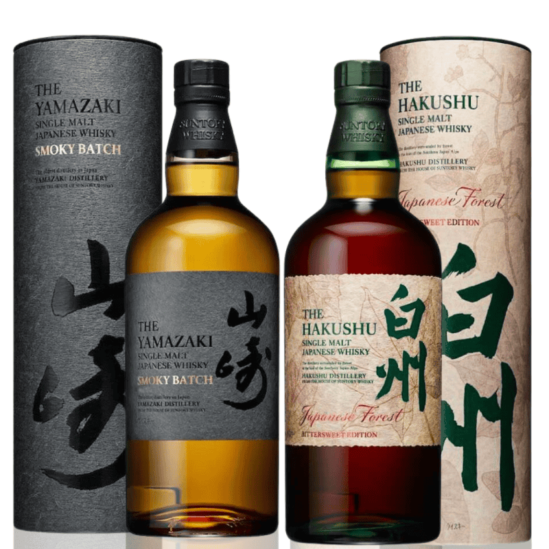 山崎Smoky 第二版Batch The Second& 白州 Japanese Forest Bittersweet Edition 機場限定版