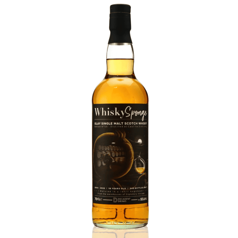 Whisky Sponge Caol Ila 2003 Edition No.55威士忌海綿 卡爾里拉18年單一麥芽威士忌(頹廢飲料)：圖片 2