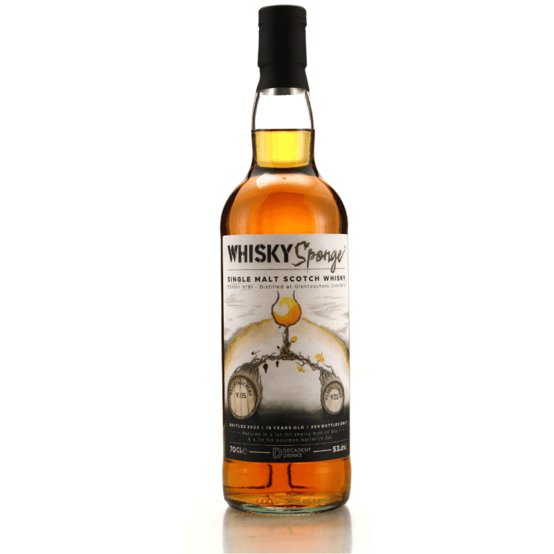 Whisky Sponge Glentauchers18y Ed.81威士忌海綿 格蘭道奇 18年蘇格蘭單一麥芽威士忌 (頹廢飲料)：圖片 2