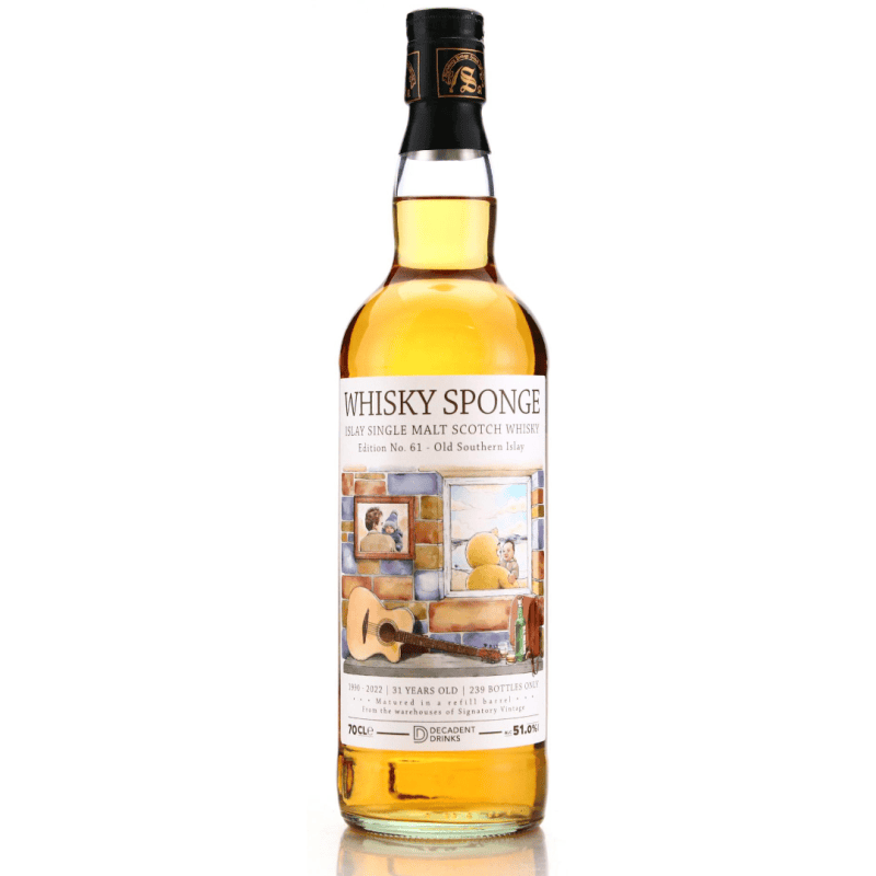 Whisky Sponge Islay1990 31y Edition No 61威士忌海綿 艾雷島秘密(拉弗格)31年單一麥芽威士忌(頹廢飲料)：圖片 2