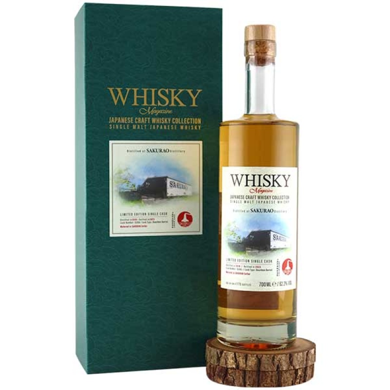 威士忌雜誌精選日威 櫻尾蒸餾所 2019櫻尾貯藏室單桶原酒 Whisky Magazine SAKURAO 2019 single cask#5356