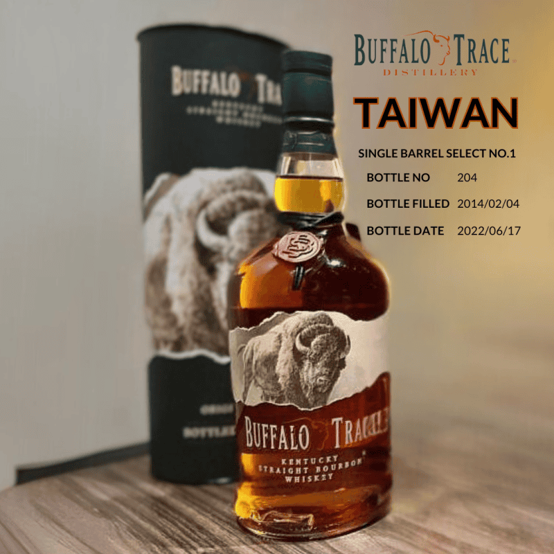 野牛仙蹤 台灣限定單桶批次1號 BUFFALO TRACE TAIWAN SINGLE BARREL SELECT NO.1