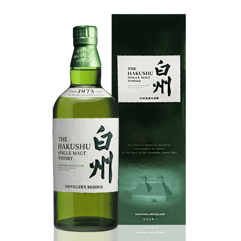 新白州 舊版亮面盒威士忌HAKUSHU 單一純麥威士忌700ml