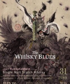 Alternative view of The Whisky Blues No.017 Bunnahabhain 31yo 1989 Hogsheads 41.5% 威士忌藍調