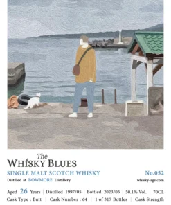 Alternative view of The Whisky Blues No.052 Bowmore 1997 26yo Butt 50.1% 威士忌藍調