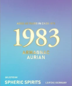 Alternative view of Spheric Spirits Argmanac Maison Aurian 1983 40yo 48.2%(白蘭地)