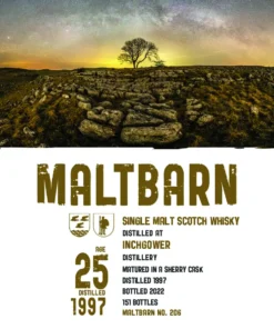Alternative view of Maltbarn Inchgower 25yo 1997 Sherry 51.7%