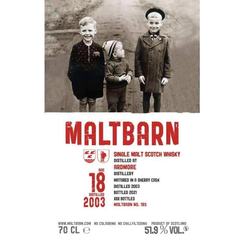 Maltbarn Ardmore 18yo 2003 Sherry 51.9%：圖片 2