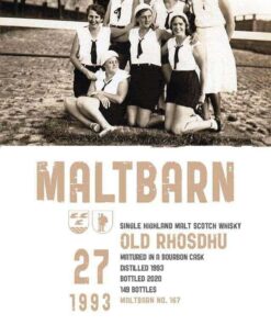 Alternative view of Maltbarn Old Rhosdhu 27yo 1993 Bourbon 50.8%