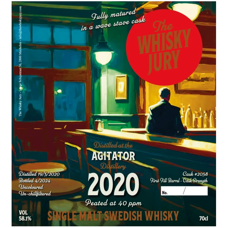 The Whisky Jury Agitator (Peated) 2020 58.1%：圖片 2