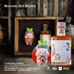 貓尾崎 手目榴槤刺蝟 手目少女威士忌珍藏套組 350組限定(展場限定販售品) Maoweiki Artist Series Whisky Collection Set
