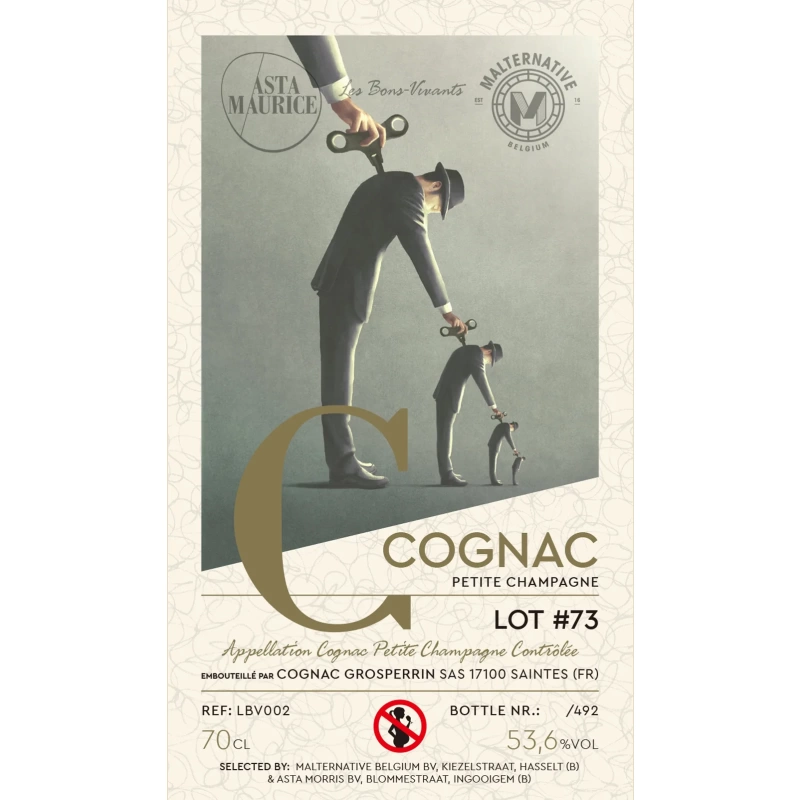 Malternative Belgium Cognac Petite Champagne Lot 73 53.6%(干邑白蘭地)：圖片 2