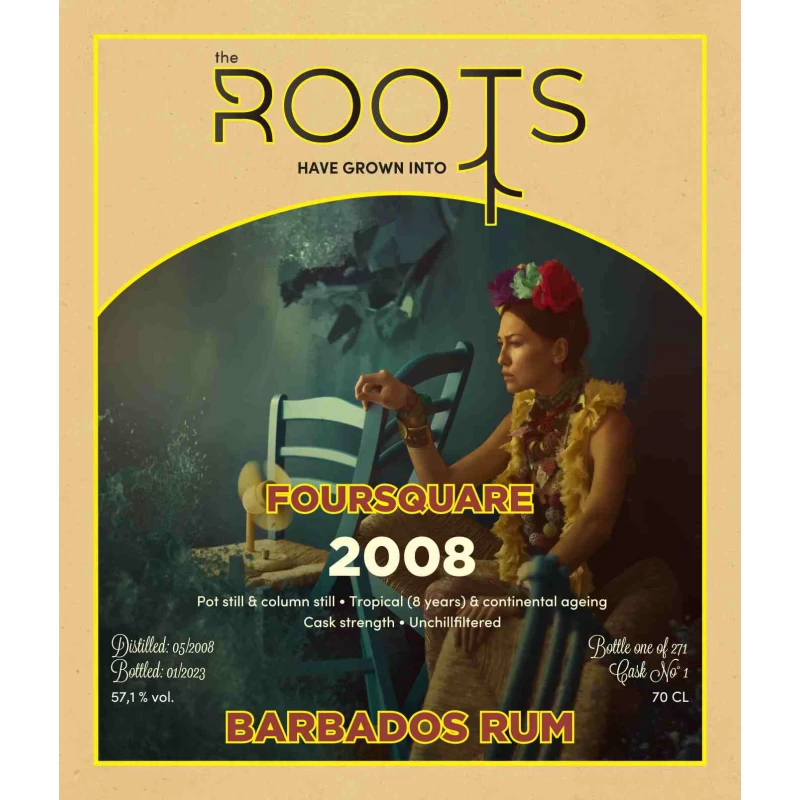 The Roots N°6 Foursquare Rum 2008 14yo 57.1% (蘭姆酒)：圖片 2