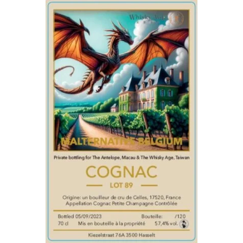 Malternative Belgium Cognac Lot89 Private Bottling for Whisky AGE 57.4%(白蘭地)：圖片 2