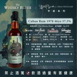 Alternative view of The Whisky Blues No.079 Cuban Rum 46Yo 威士忌藍調