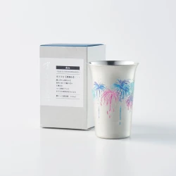 銅鍍錫 變色酒杯/ 煙火