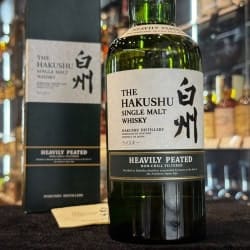 白州 Heavily Peated 2009早期版 酒瓶與原盒實拍
