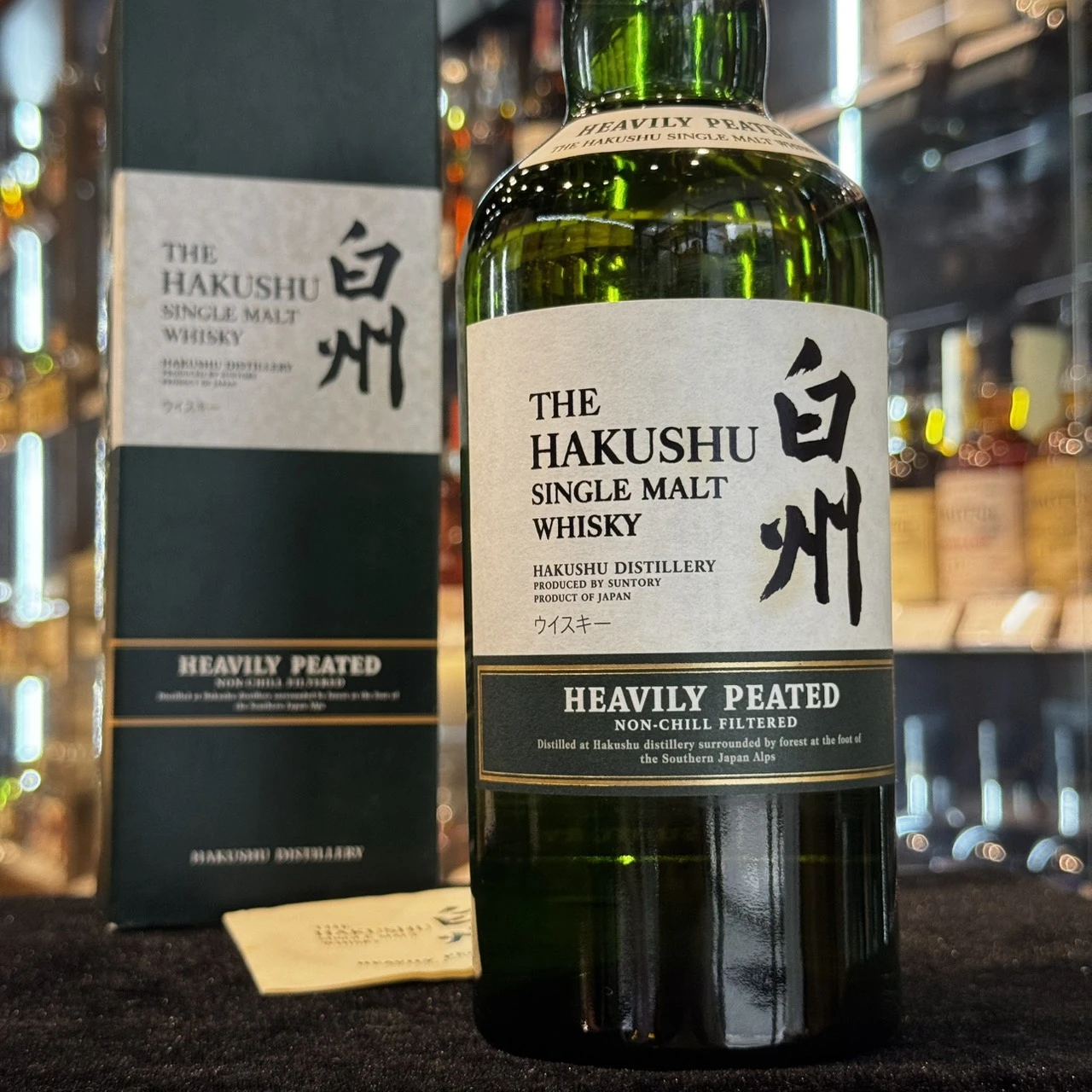白州 Heavily Peated 2009早期版 酒瓶與原盒實拍