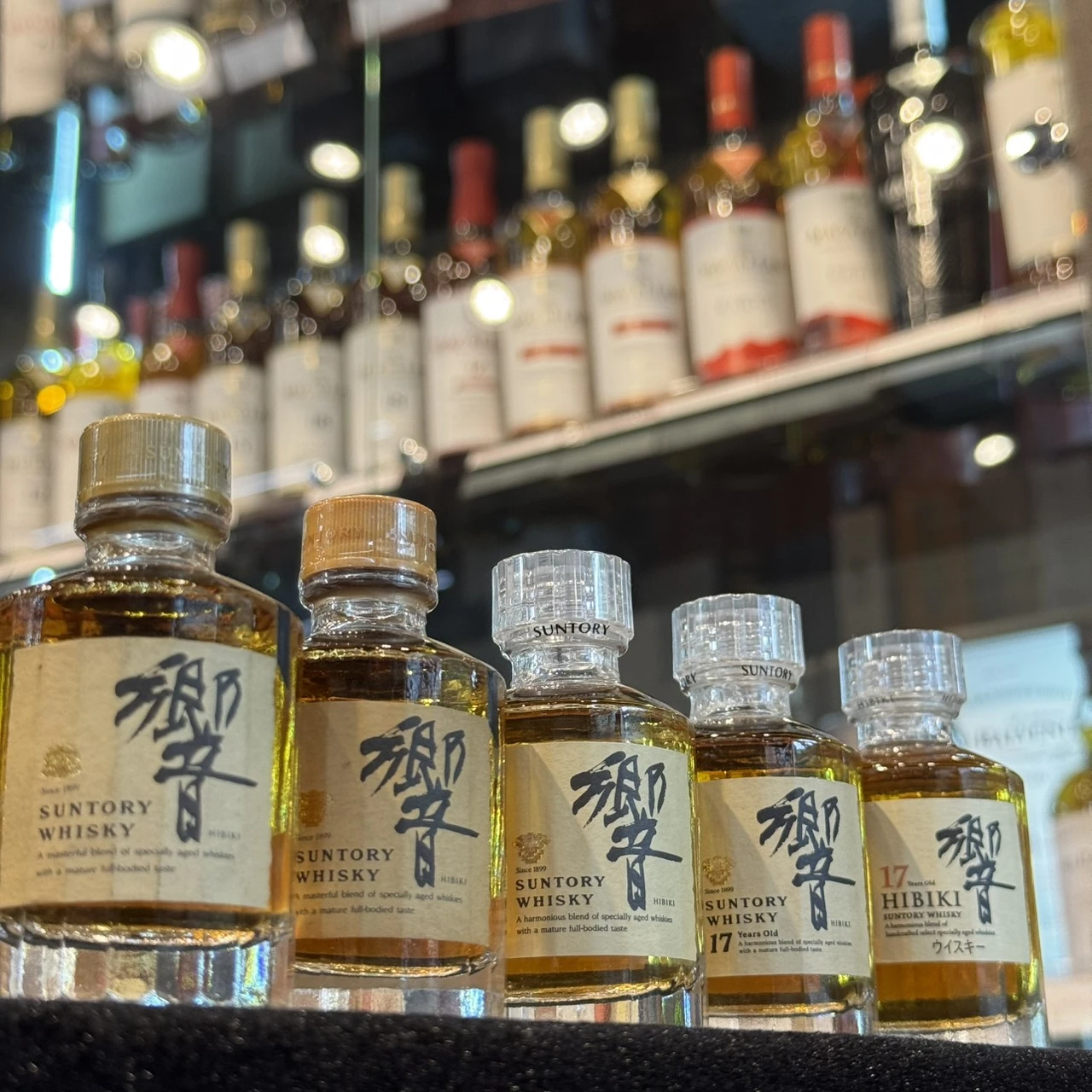 響17年五款50ml迷你酒年代排列