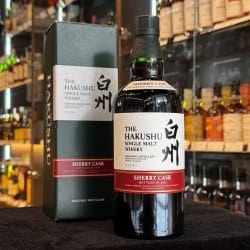白州 Sherry Cask 2014 雪莉桶年度限定版酒瓶與原盒