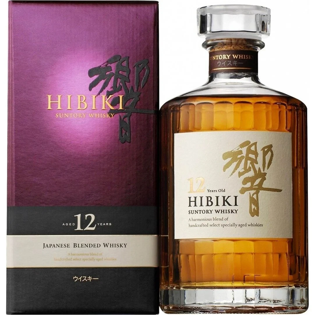 響12年 HIBIKI 12 Years Old 一般版酒瓶與原盒