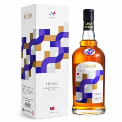 OMAR 112年國慶紀念酒雪莉果乾酒瓶與外盒
