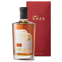 OMAR第16任總統副總統就職紀念酒酒瓶與紅色外盒