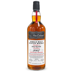 首席（The First Editions） 斯佩奔 Speyburn 2007 16年 Oloroso 雪莉桶單桶原酒 56.4% 商品瓶身