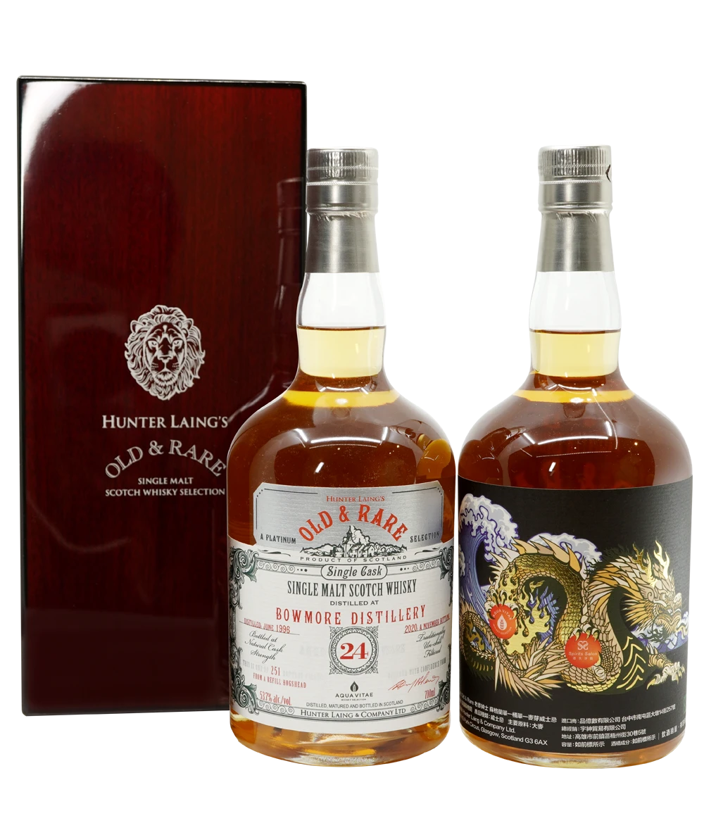 Bowmore 1996 OLD & RARE 海龍 24年威士忌與原盒