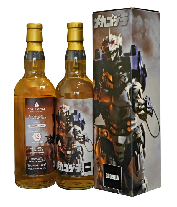 Miltonduff 2007 Aqua Vitae 三式機龍 15年威士忌與外盒