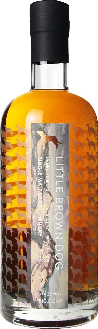 ️Little Brown Dog, Bruichladdich, 2003, 2025, 22yo, Bourbon Barrel, 53.6%
