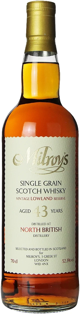 Milroy's of Soho, North British, 1982, 2025, 43yo, Hogshead, 52.3%