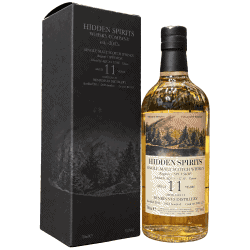 本利林 Benrinnes 2011 11年 Hidden Spirits #BE1123 瓶身與外盒商品圖