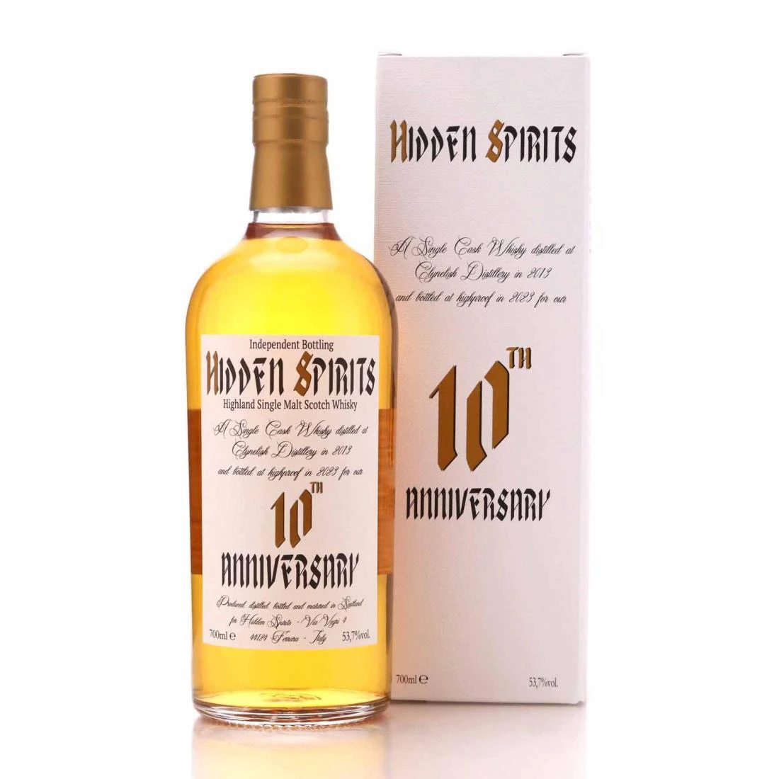Ardmore 2013 Hidden Spirits 9年 53.2% 十週年版威士忌與禮盒