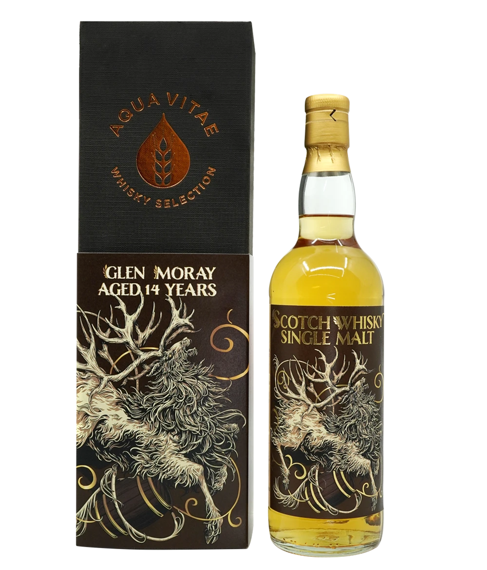 Glen Moray 2008 護酒神獸 馴鹿 14年威士忌與原盒