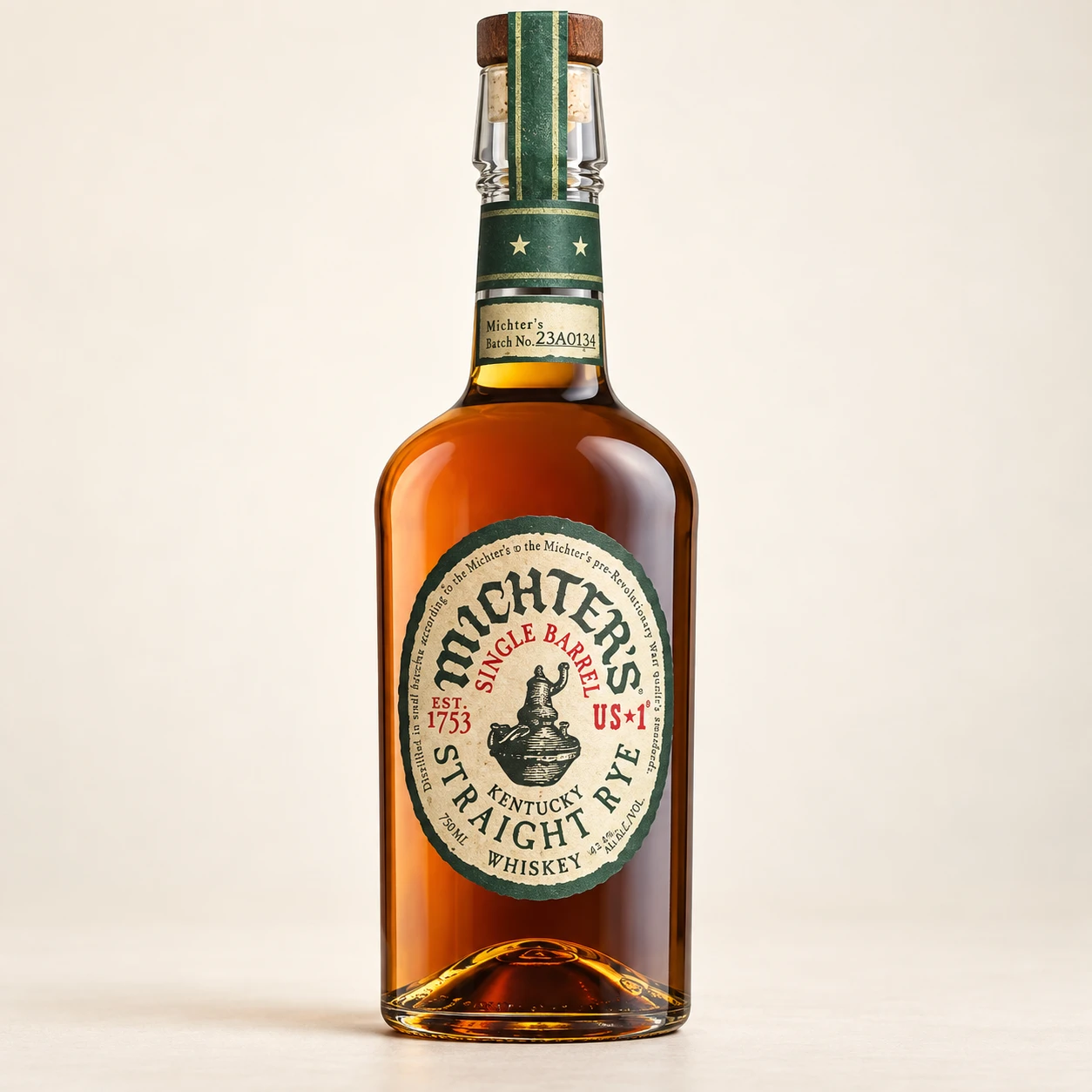 酩帝 Michter’s US★1 Kentucky Straight Rye 肯塔基單桶裸麥威士忌商品主圖