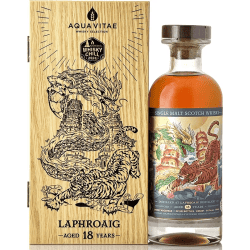 拉弗格 Laphroaig 2005 18年 Aqua Vitae 龍虎塔單桶與木盒