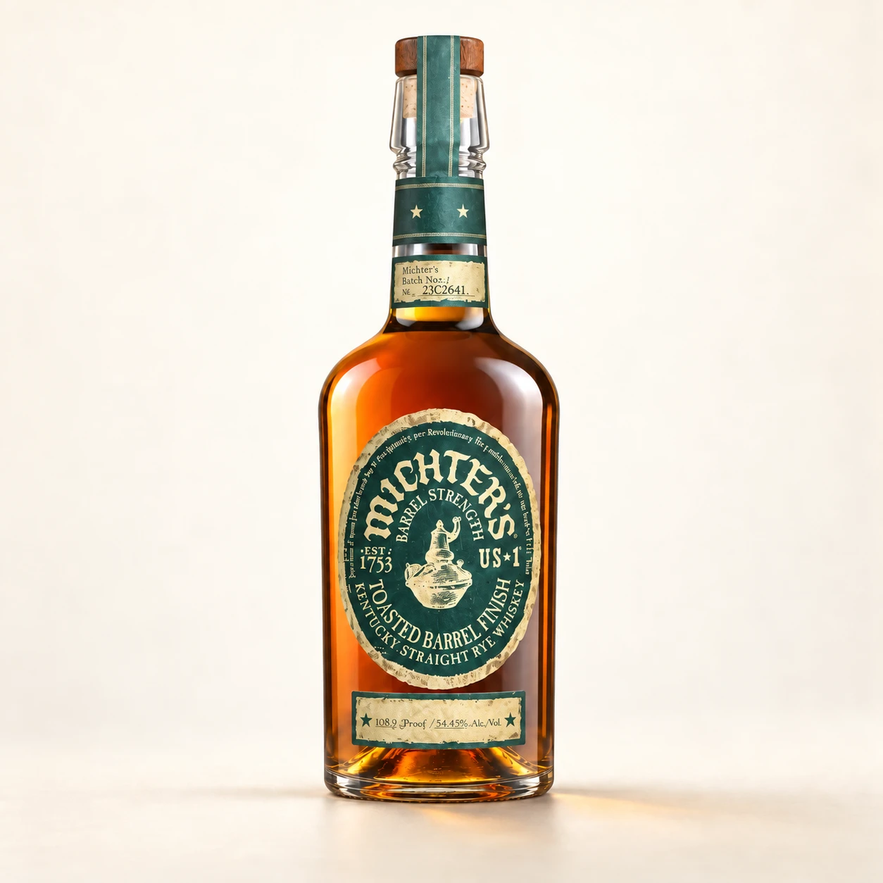 酩帝 Michter’s US★1 Toasted Barrel Finish Rye 2023 烤桶收尾裸麥威士忌商品主圖